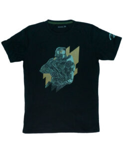 PLAYERA NEGRA MASTER CHIEF HALO 2 GRANDE