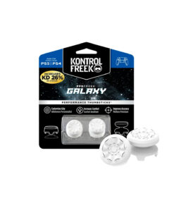 PROTECTORES DE GOMA PARA JOYSTICK CONTROL PLAYSTATION 5 GALAXY WHITE