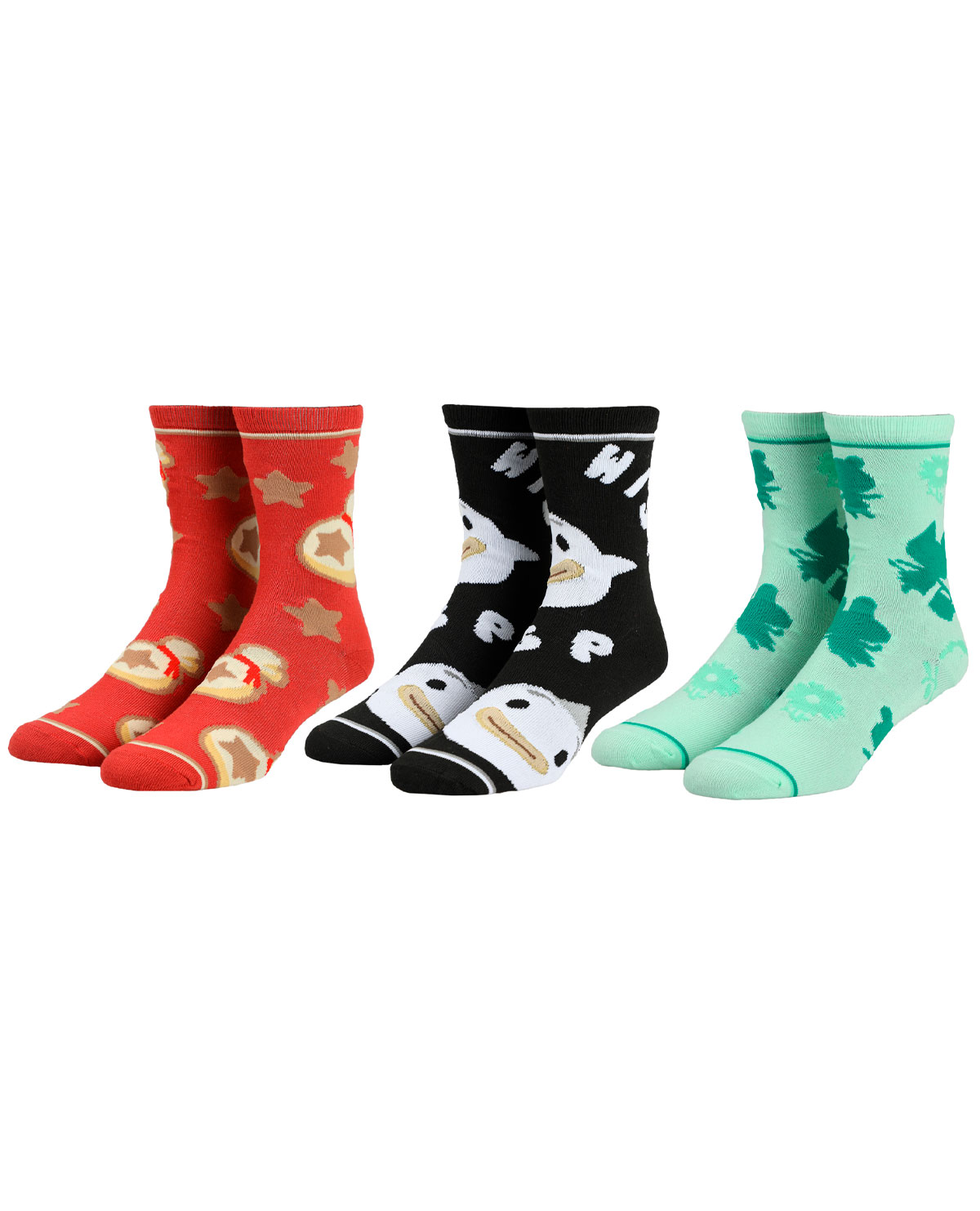 CALCETINES ANIMAL CROSSING 3 PAIR CREW