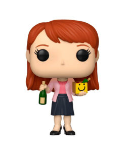 FIGURA POP THE OFFICE ERIN HANNON WITH HAPPY BOX AND CHAMPAGNE