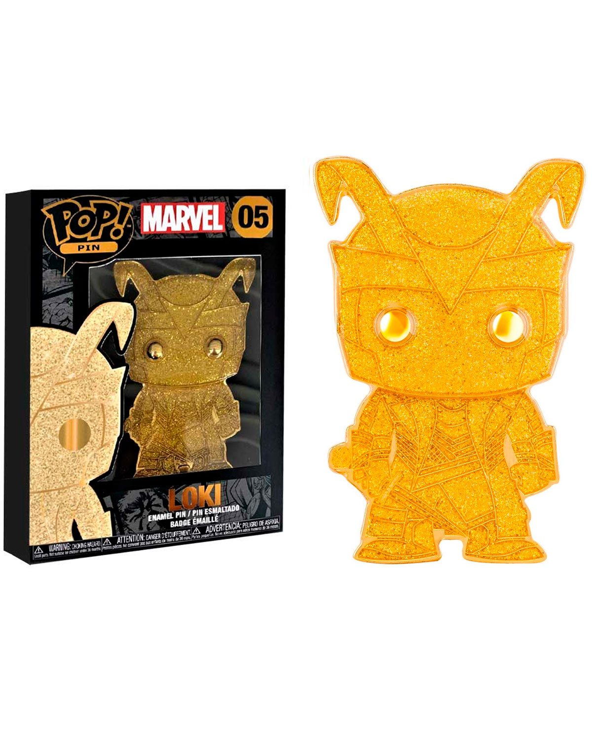 PIN POP MARVEL LOKI DORADO