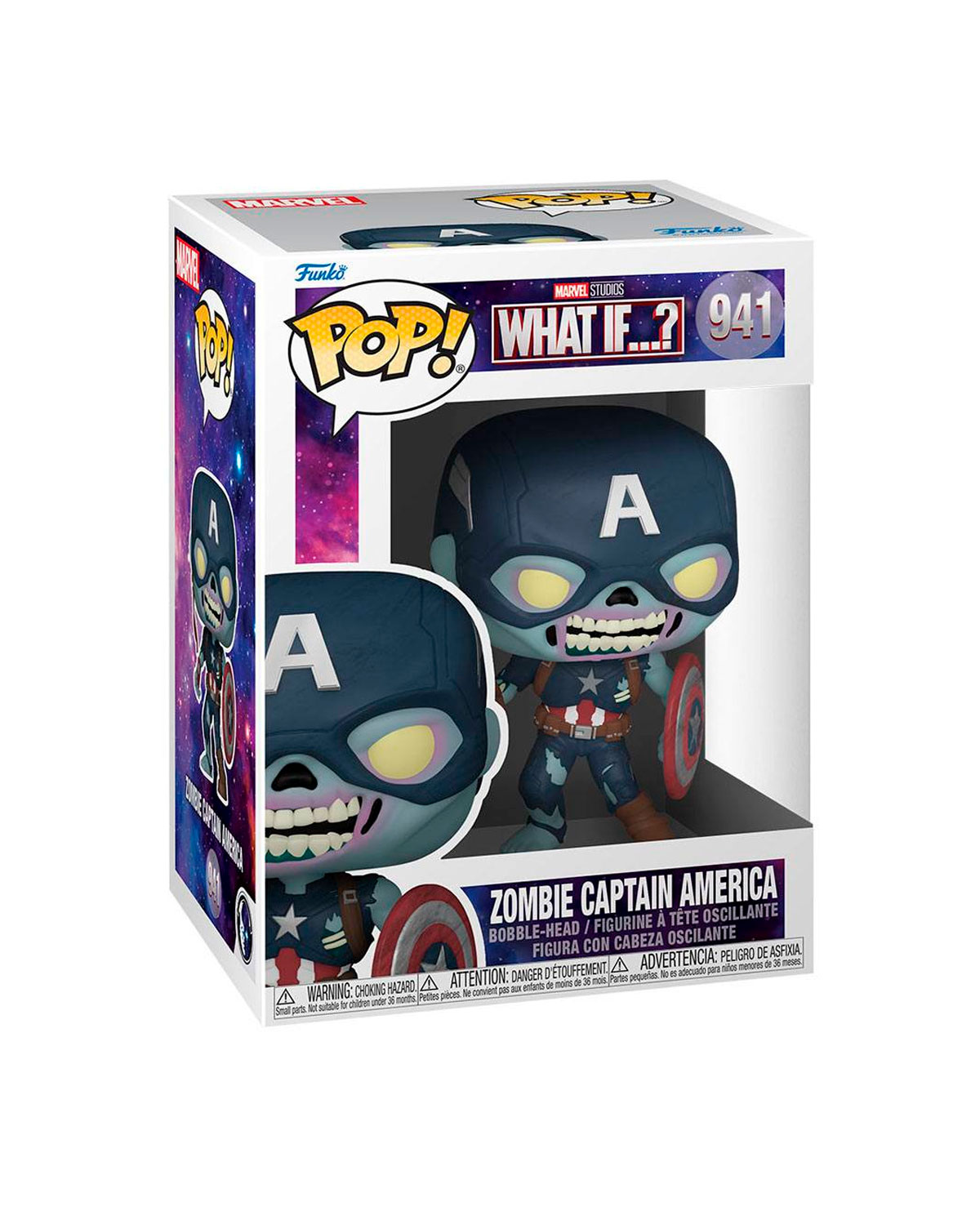 FIGURA POP MARVEL WHAT IF ZOMBIE CAPTAIN AMERICA - Image 2