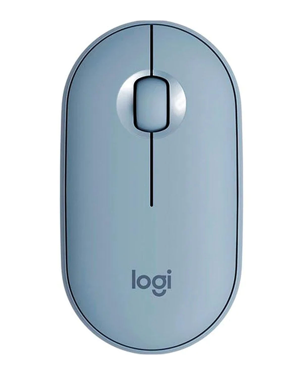 MOUSE INALAMBRICO LOGITECH PEBBLE MR350 AZUL CON GRIS