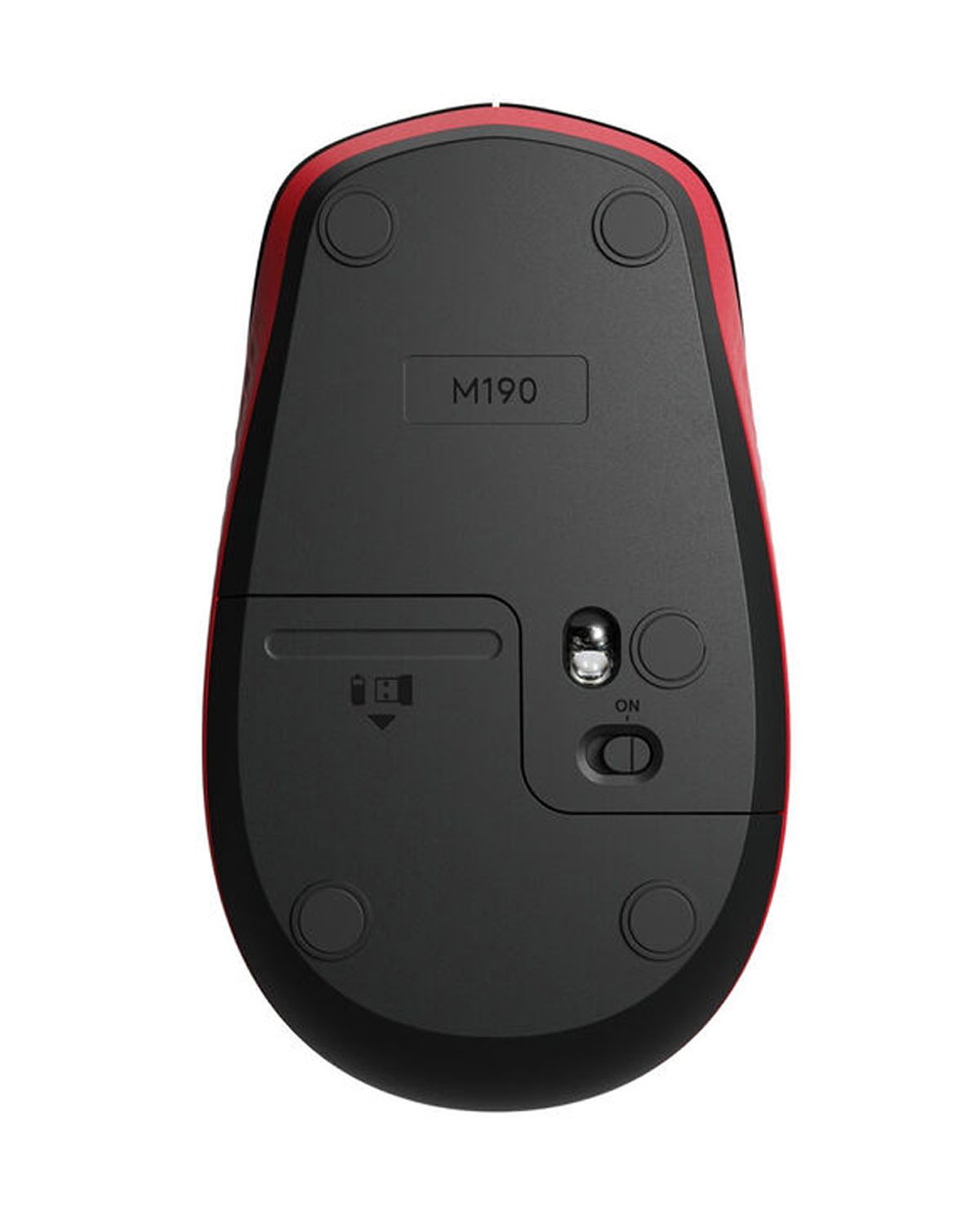 MOUSE INALAMBRICO LOGITECH M190 ROJO - Image 5
