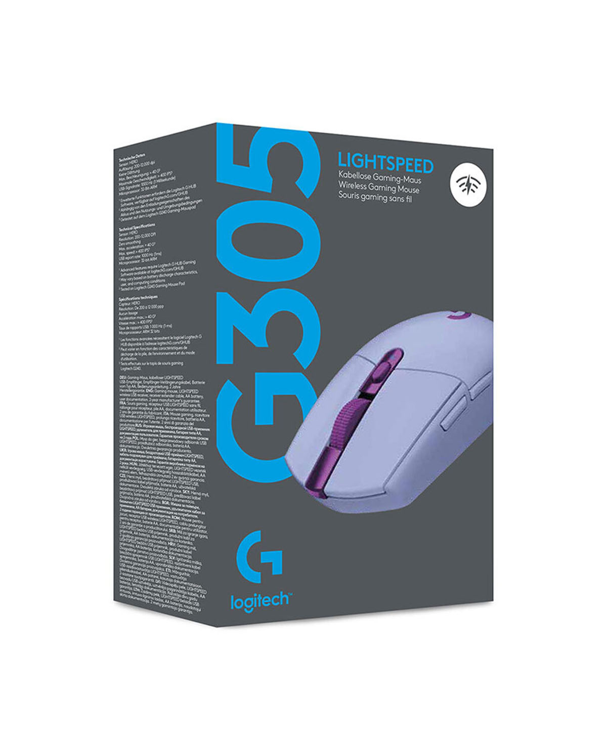 MOUSE INALAMBRICO LOGITECH G305 LILA - Image 4