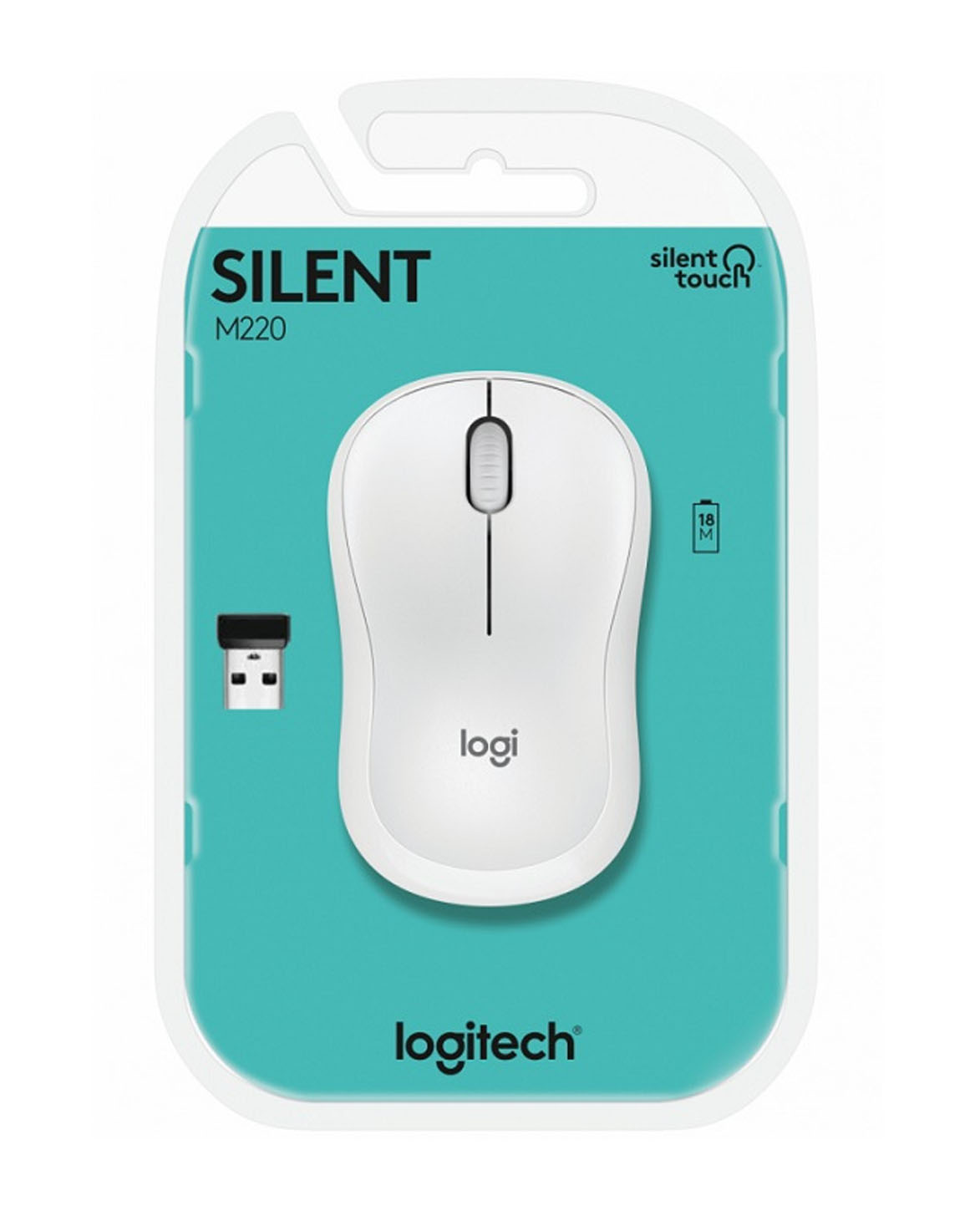 MOUSE INALAMBRICO LOGITECH M220 BLANCO - Image 4