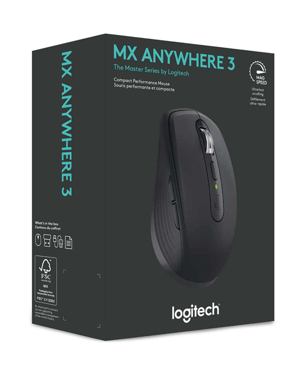 MOUSE INALAMBRICO LOGITECH ANYWHERE 3 GRAFITO - Image 5