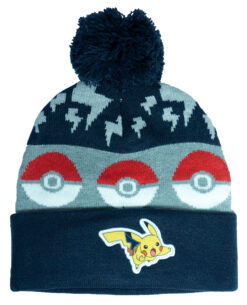 GORRO BEANIE POKEMON PIKACHU AZUL