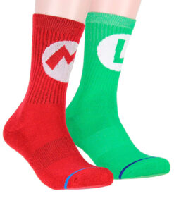 SET DE CALCETAS SUPER MARIO LUIGI Y MARIO 2 PACK