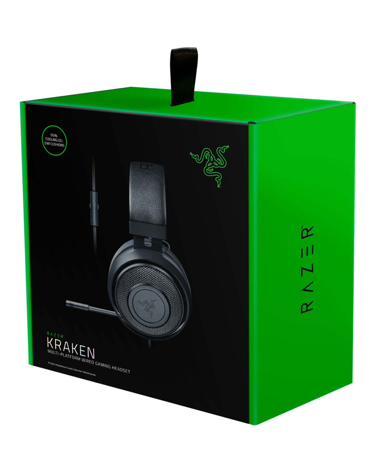 HEADSET MULTIPLATAFORMA ALAMBRICO RAZER KRAKEN NASA BLACK - Image 4