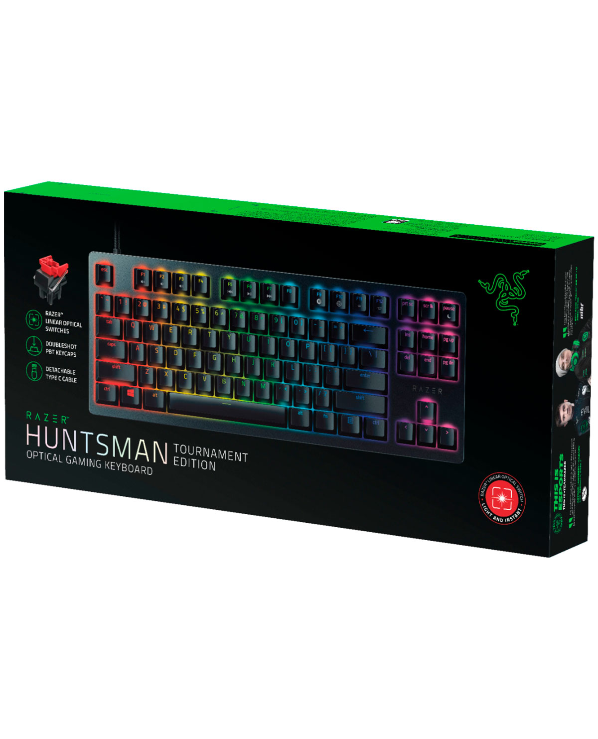 TECLADO ALAMBRICO RAZER HUNTSMAN TOURNAMENT EDITIO US LAYOUT - Image 4