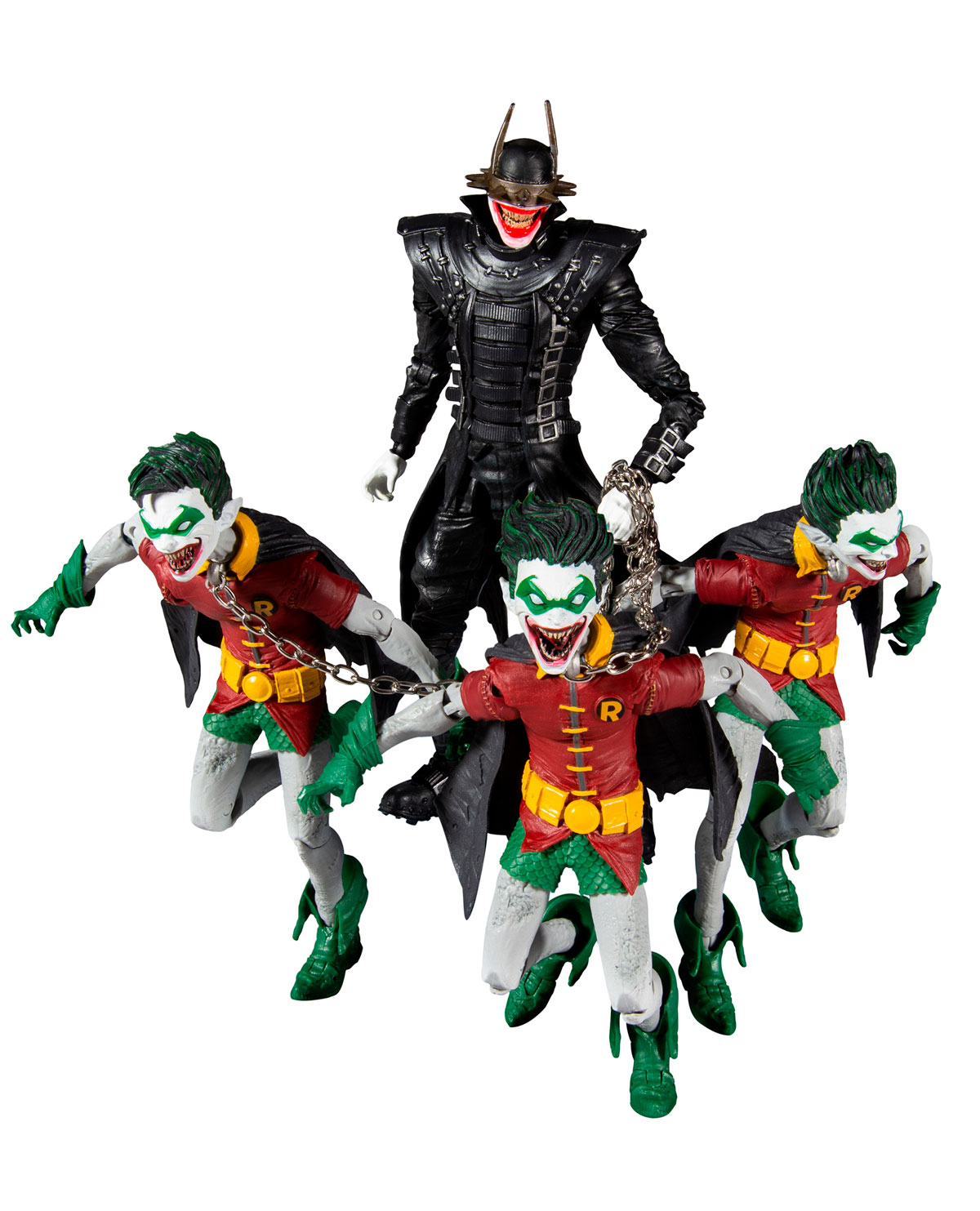 FIGURA DE ACCION MCFARLANE DC COMICS BATMAN WHO LAUGHS WITH ROBIN