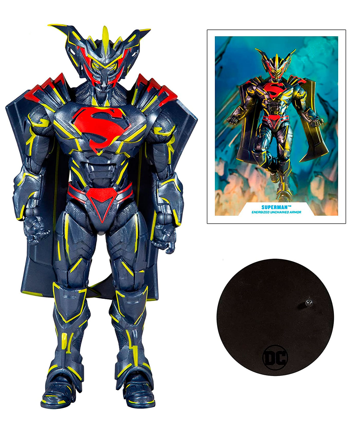 FIGURA DE ACCION DC COMICS SUPERMAN EMERGIZED UNCHAINED ARMOR - Image 2