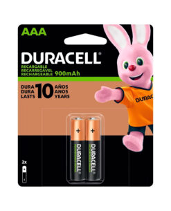 PILAS RECARGABLES DURACELL AAA 2 CELLS