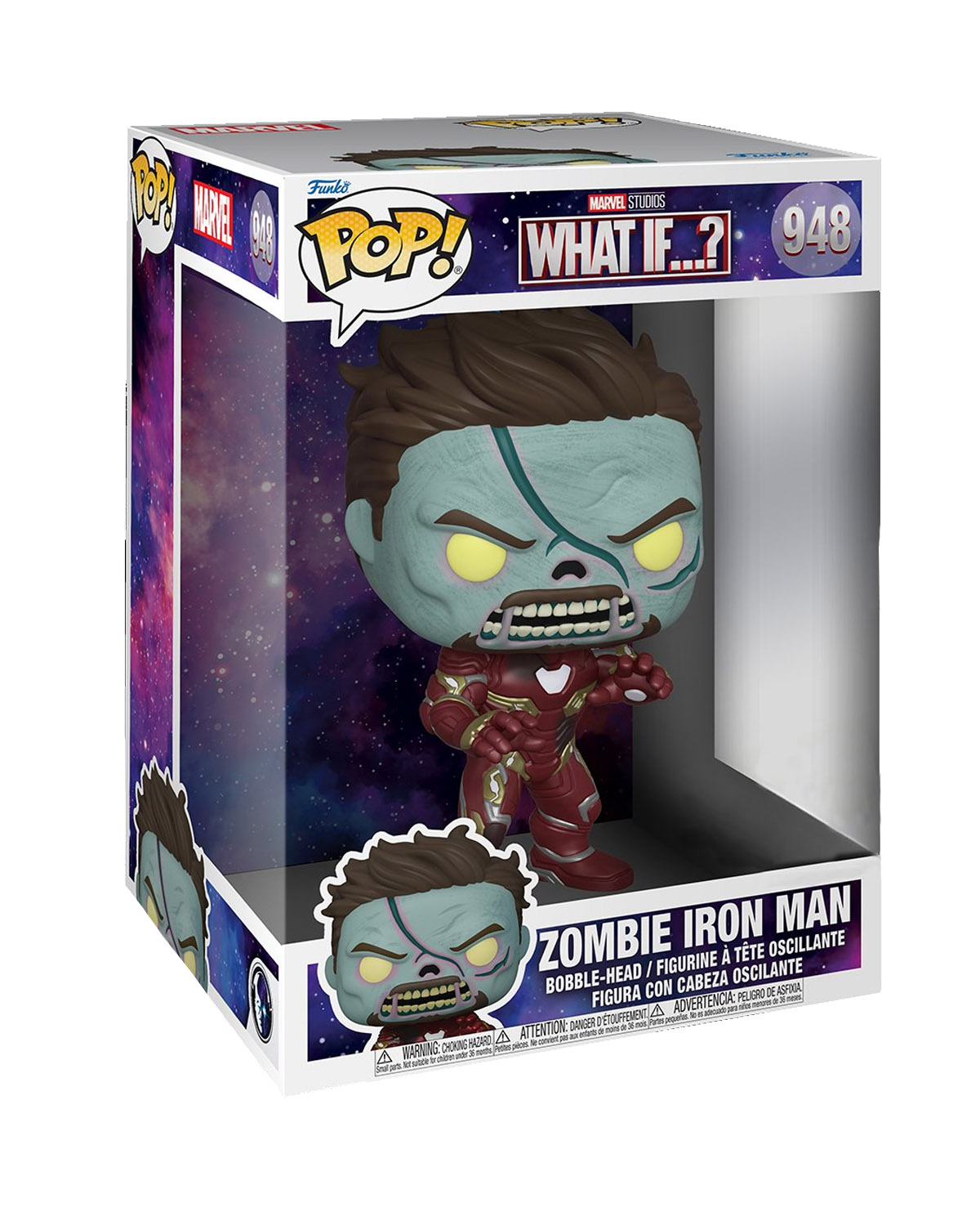 FIGURA POP MARVEL WHAT IF IRON MAN ZOMBIE JUMBO - Image 2