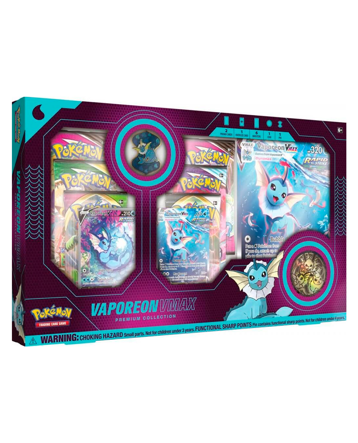 CAJA POKEMON TRADING CARD EEVEE EVOLUTION VMAX PREMIUM COLLECTION - Image 3