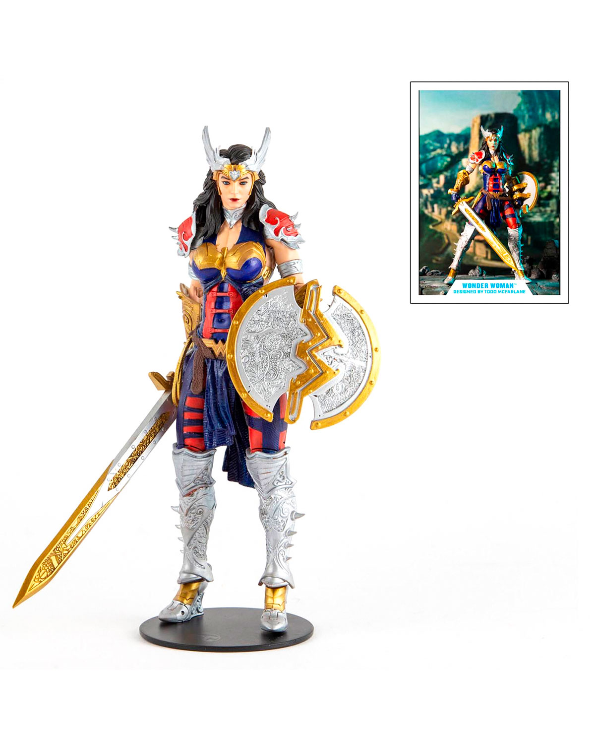FIGURA DE ACCION MCFARLANE DC COMICS WONDER WOMAN BY TODD MCFARLANE - Image 2