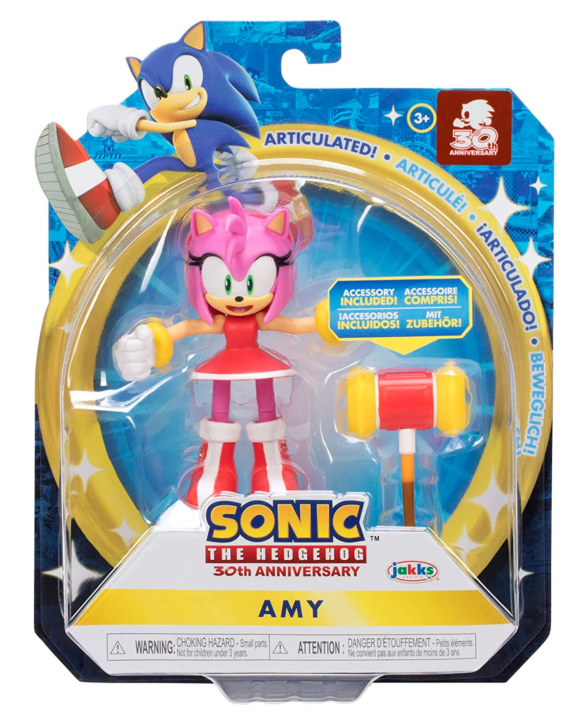 FIGURA SONIC THE HEDGEHOG 30TH ANIVERSARIO AMY - Image 2