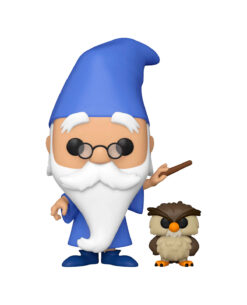 FIGURA POP THE SWORD ON THE STONE MERLIN WITH ARCHIMIDES