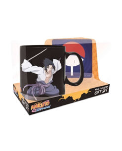 SET DE TAZA Y PORTAVASO NARUTO SHIPPUDEN NARUTO AND SASUKE