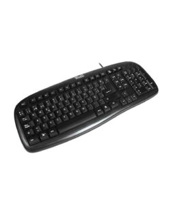 TECLADO ALAMBRICO KPLIXTREAM CON ALTURA AJUSTABLE ENTRADA USB