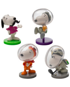 CONJUNTO DE FIGURAS SNOOPY IN SPACE