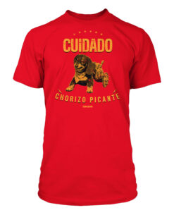 PLAYERA ROJA CHORIZO PICANTE MEDIANA