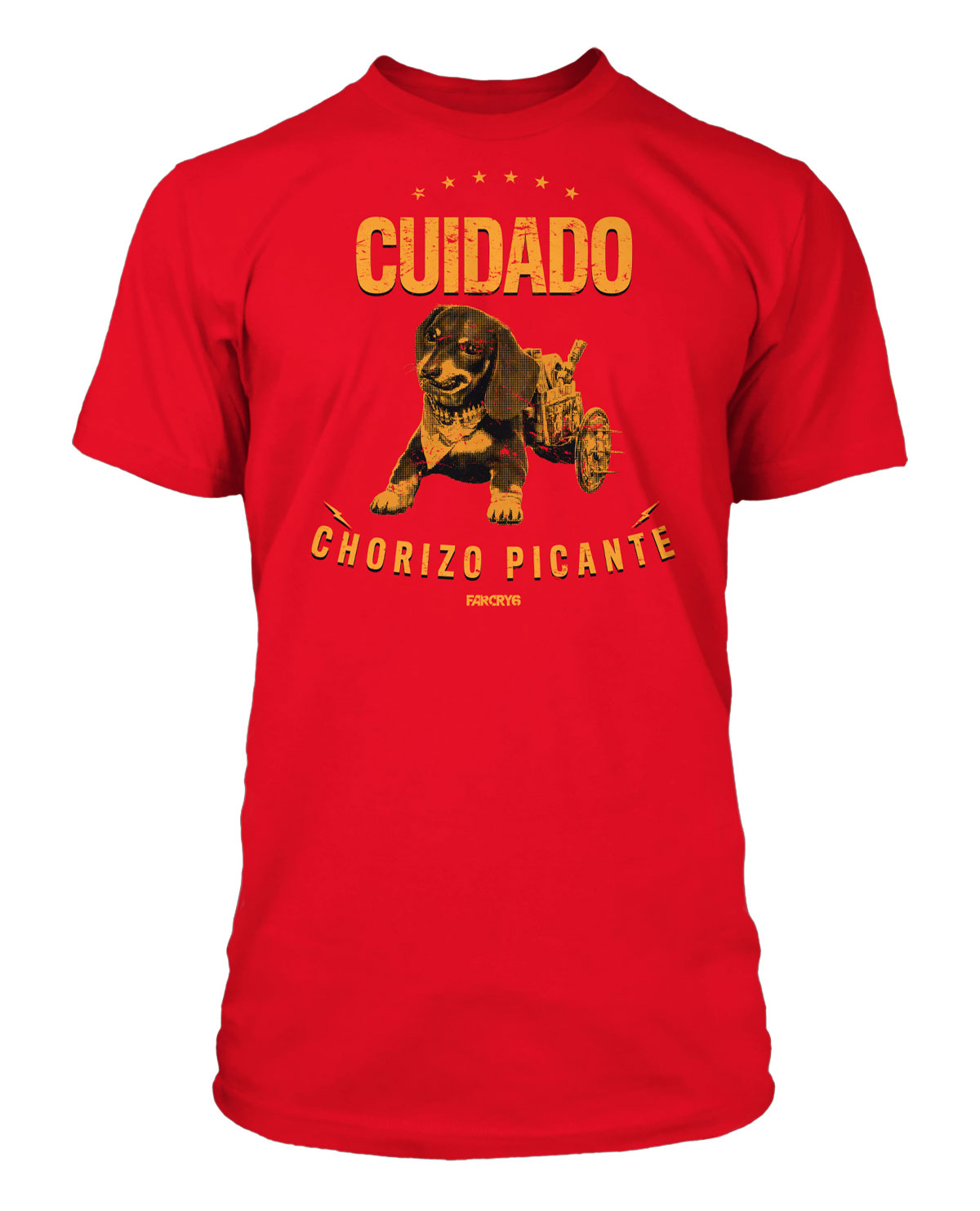 PLAYERA ROJA CHORIZO PICANTE MEDIANA