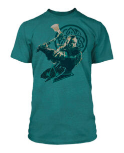 PLAYERA TURQUESA ASSASSINS CREED VALHALLA EIVORS DEFENSE MEDIANA