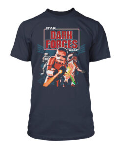 PLAYERA AZUL STAR WARS DARK FORCES CHICA