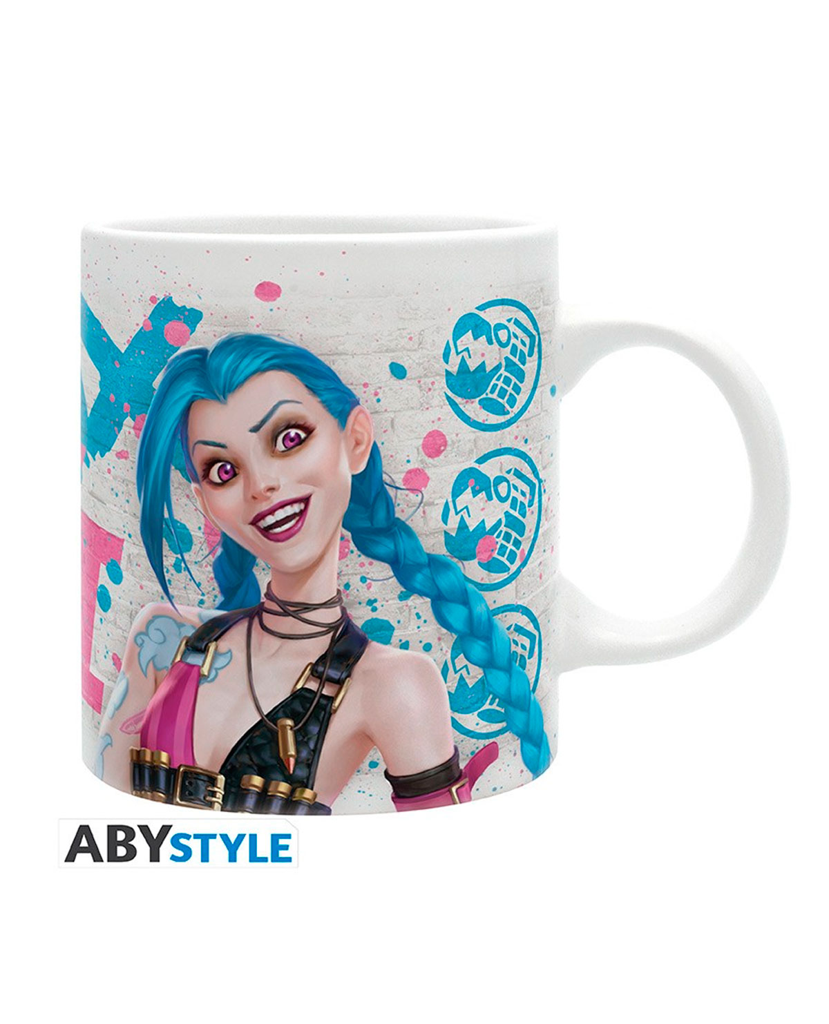 TAZA DE CREAMICA ABY STYLE LEAGUE OF LEGENDS VI VS JINX - Image 2
