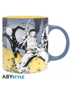 TAZA DE CERAMICA ABY STYLE ONE PIECE LUFFY CREW AND TREASURE