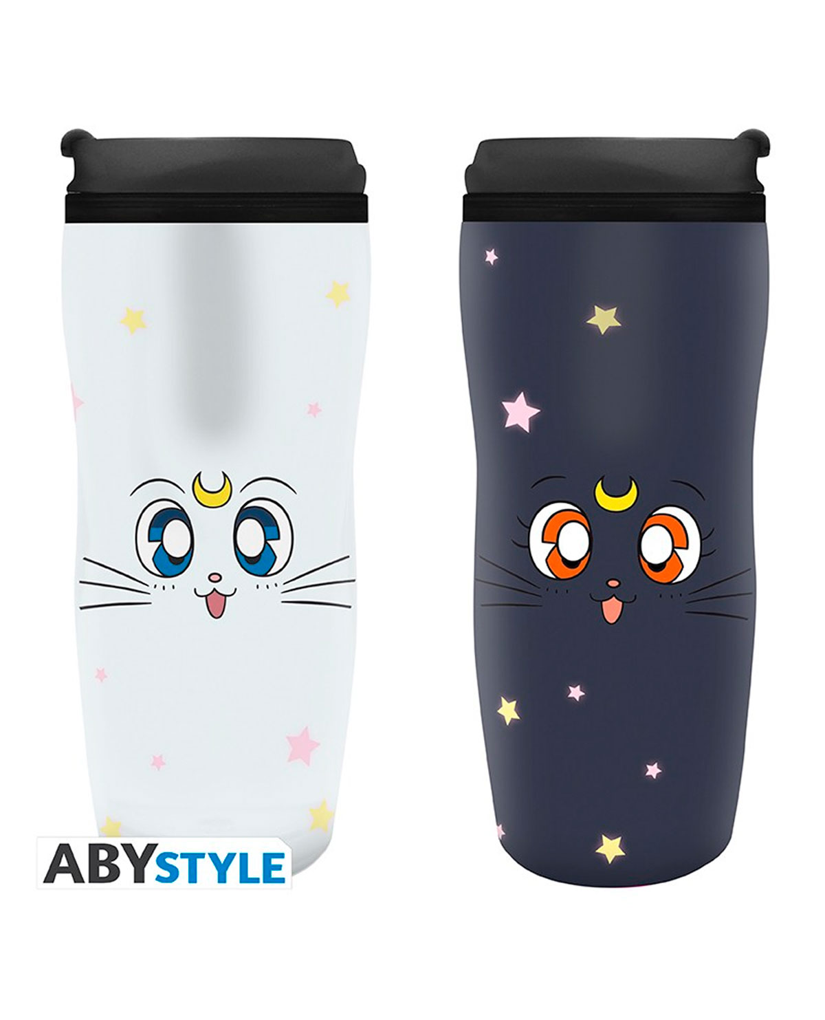 TERMO DE PLASTICO ABY STYLE SAILOR MOON LUNA AND ARTEMIS