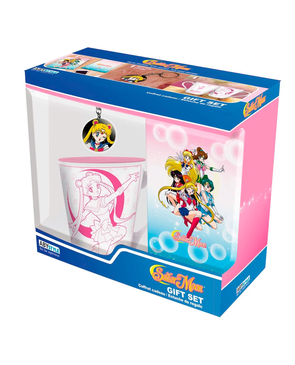 SET DE VASO PIN Y LIBRETA ABY STYLE SAILOR MOON PRINCESS GIFT SET