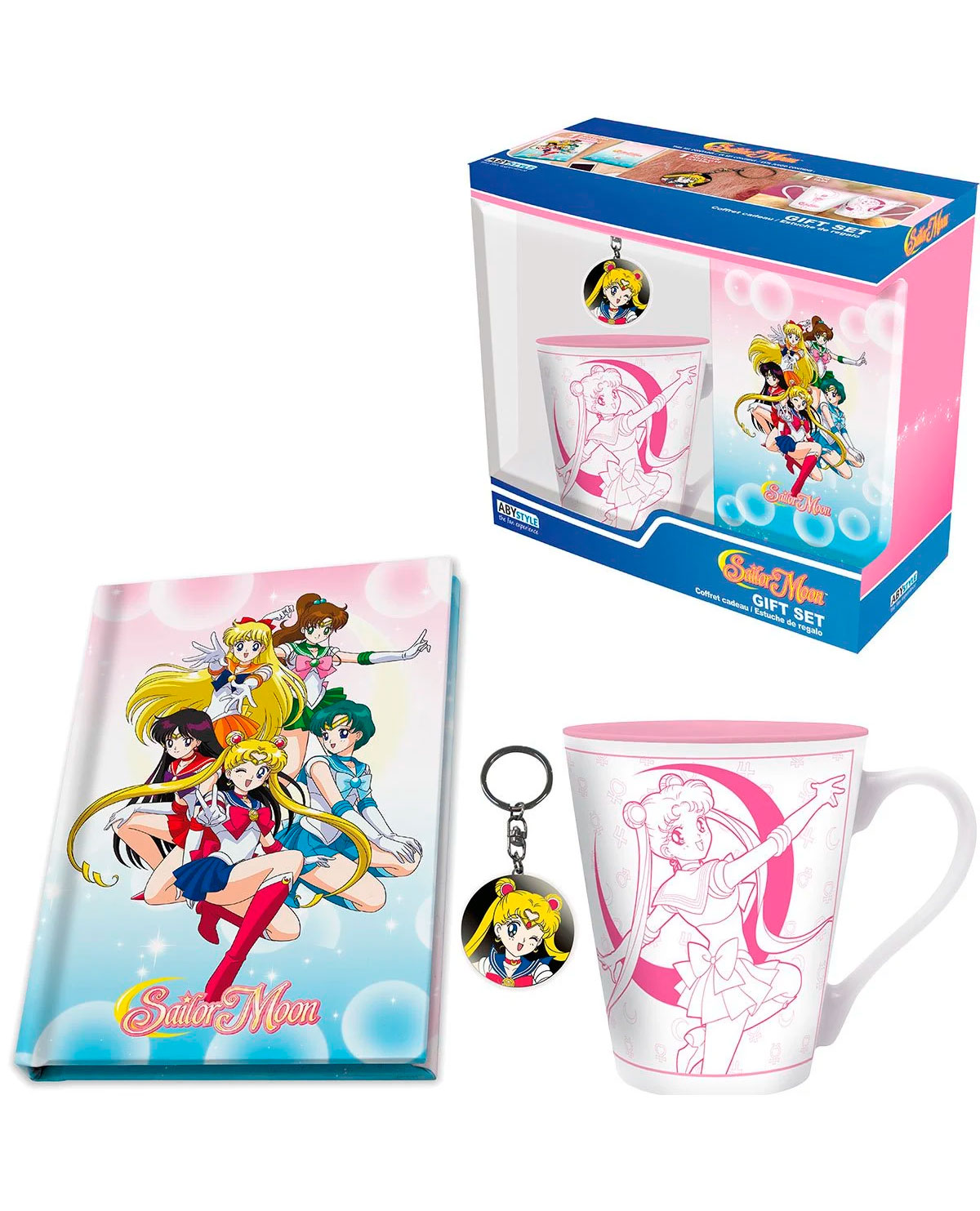 SET DE VASO PIN Y LIBRETA ABY STYLE SAILOR MOON PRINCESS GIFT SET - Image 2