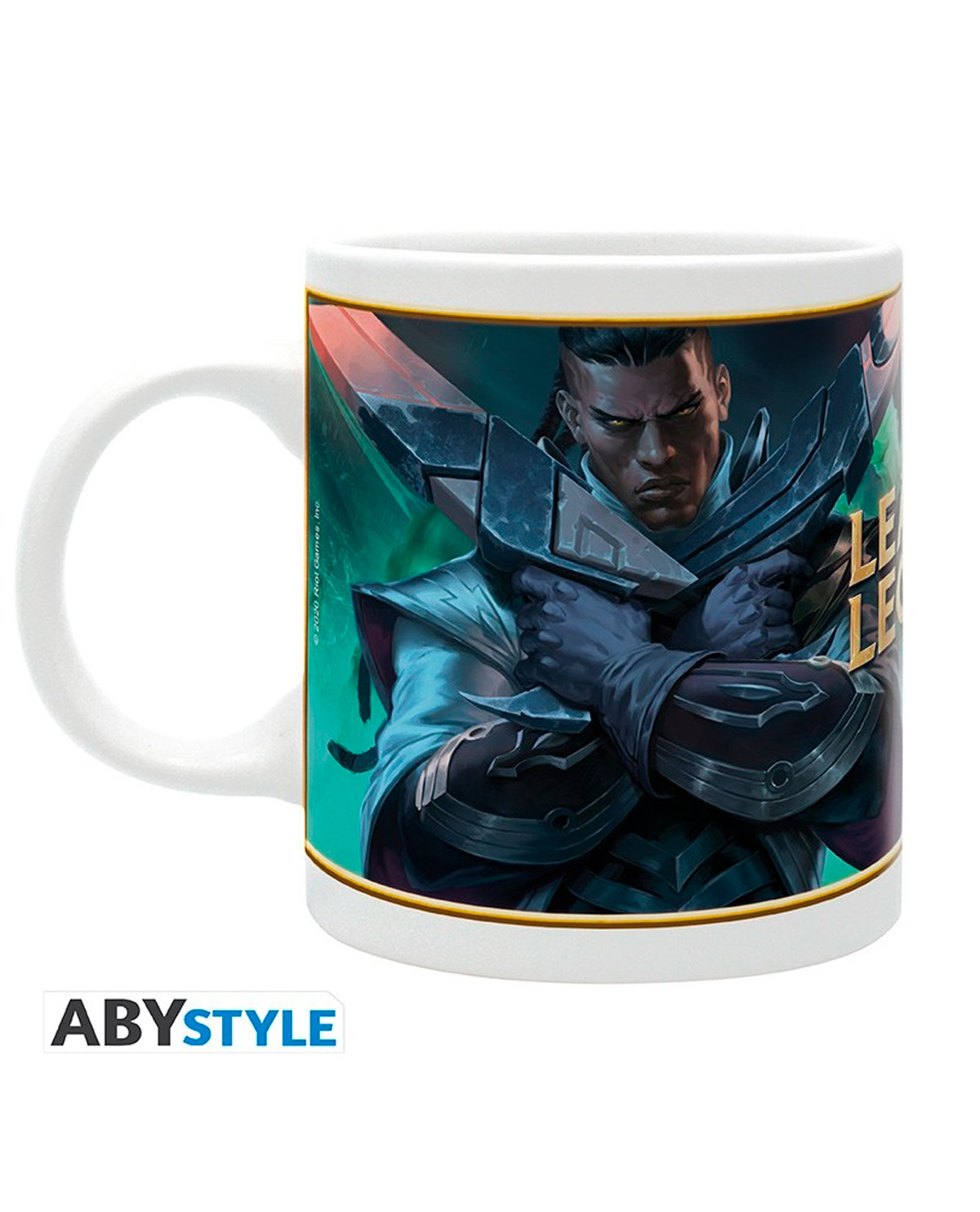 TAZA DE CERAMICA ABY STYLE LEAGUE OF LEGENDS LUYCIAN VS THRESH