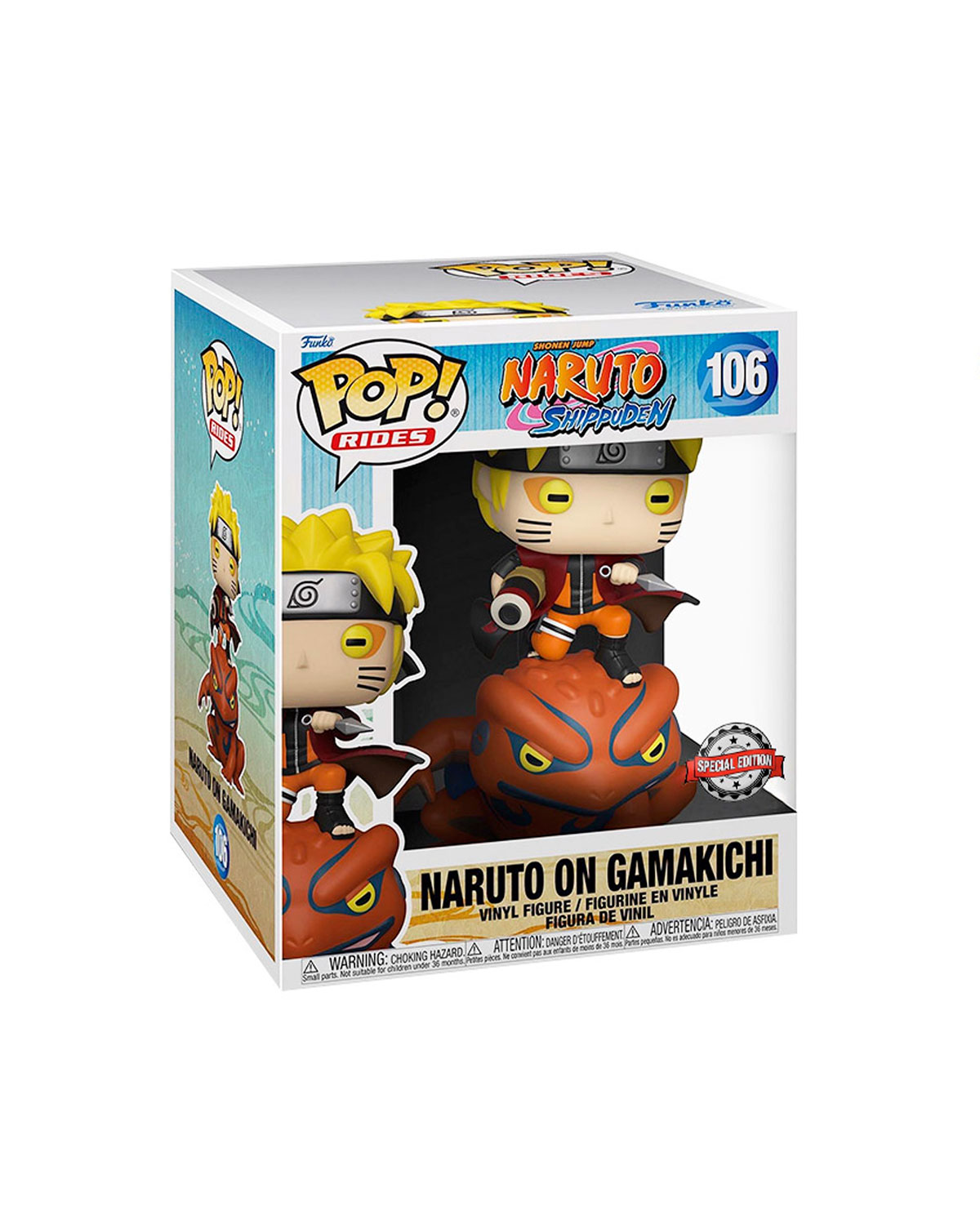FIGURA POP NARUTO SHIPPUDEN NARUTO WITH GAMAKICHI - Image 2