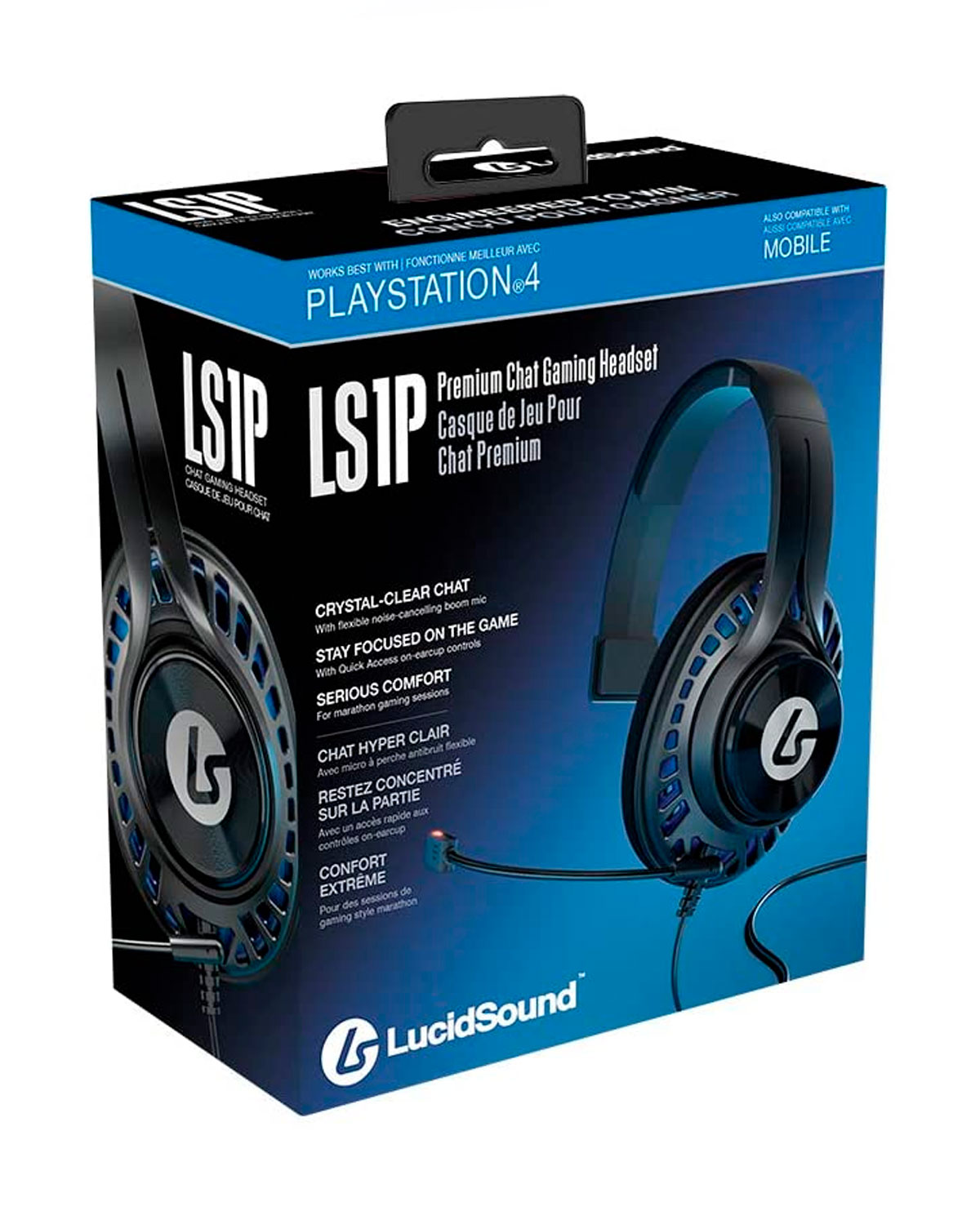HEADSET ALAMBRICO LUCIDSOUND LS1P BLACK - Image 4