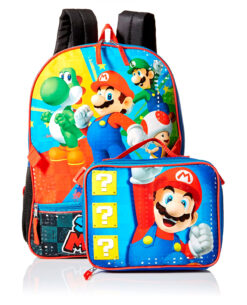 SET BIOWORLD MOCHILA MARIO Y LONCHERA