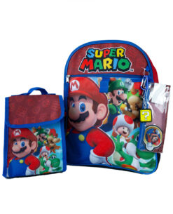 MOCHILA BIOWORLD SUPER MARIO 5 SET