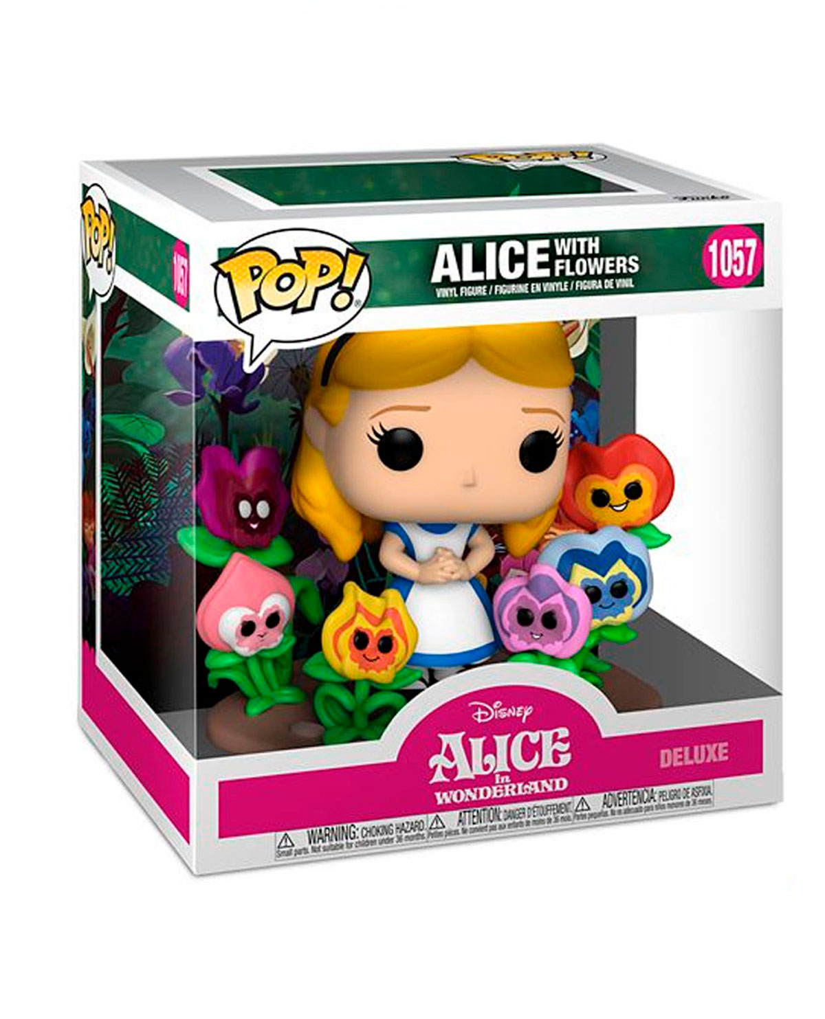 FIGURA POP ALICE 70TH ALICE WITH FLOWERS - Image 2