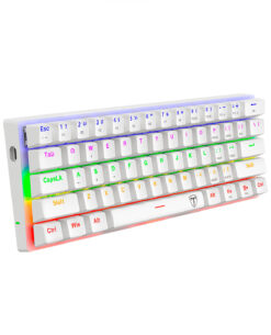 TECLADO MECANICO REDUCIDO ARENA BLANCO RGB