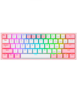 TECLADO MECANICO REDRAGON FIZZ PRO RGB BLANCO ROSA