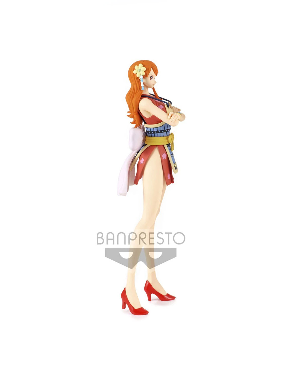 FIGURA DE ACCION BANPRESTO ONE PIECE GLITTER AND GLAMOURS NAMI WANOKUNI - Image 3