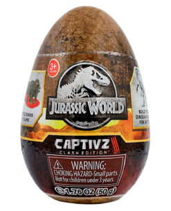 HUEVO MISTERIOSO CAPTIVZ JURASSIC PARK PACK 3 CLASH EDITION
