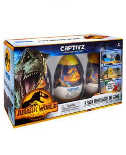 HUEVO MISTERIOSO CAPTIVZ JURASSIC PARK 3 PACK DOMINION EDITION