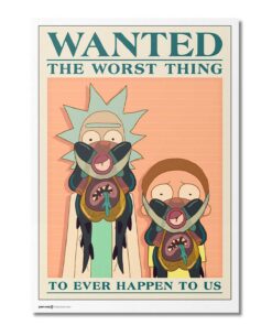POSTER RICK AND MORTY WANTED