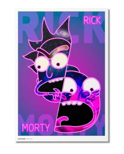 POSTER RICK AND MORTY FACE