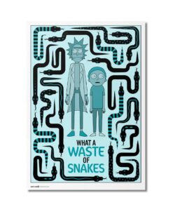 POSTER RICK AND MORTY SNAKES