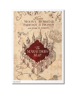 POSTER HARRY POTTER EL MAPA DEL MERODEADOR